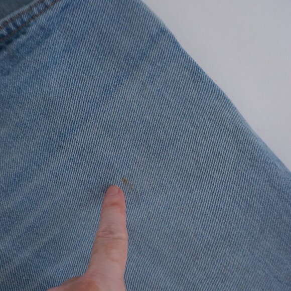 Vintage '90S Great Western Garment Light Wash Relaxed Western Denim Jeans 32X32 - Picture 16 of 16